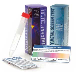 TotalCare Urine and Water - Heavy Metal Screen Testing Kits